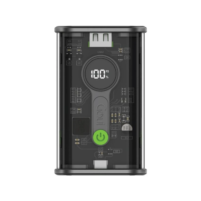 🔋 Goui Nano Transparent Power Bank | 10000 / 20000mAh – Fast Charging