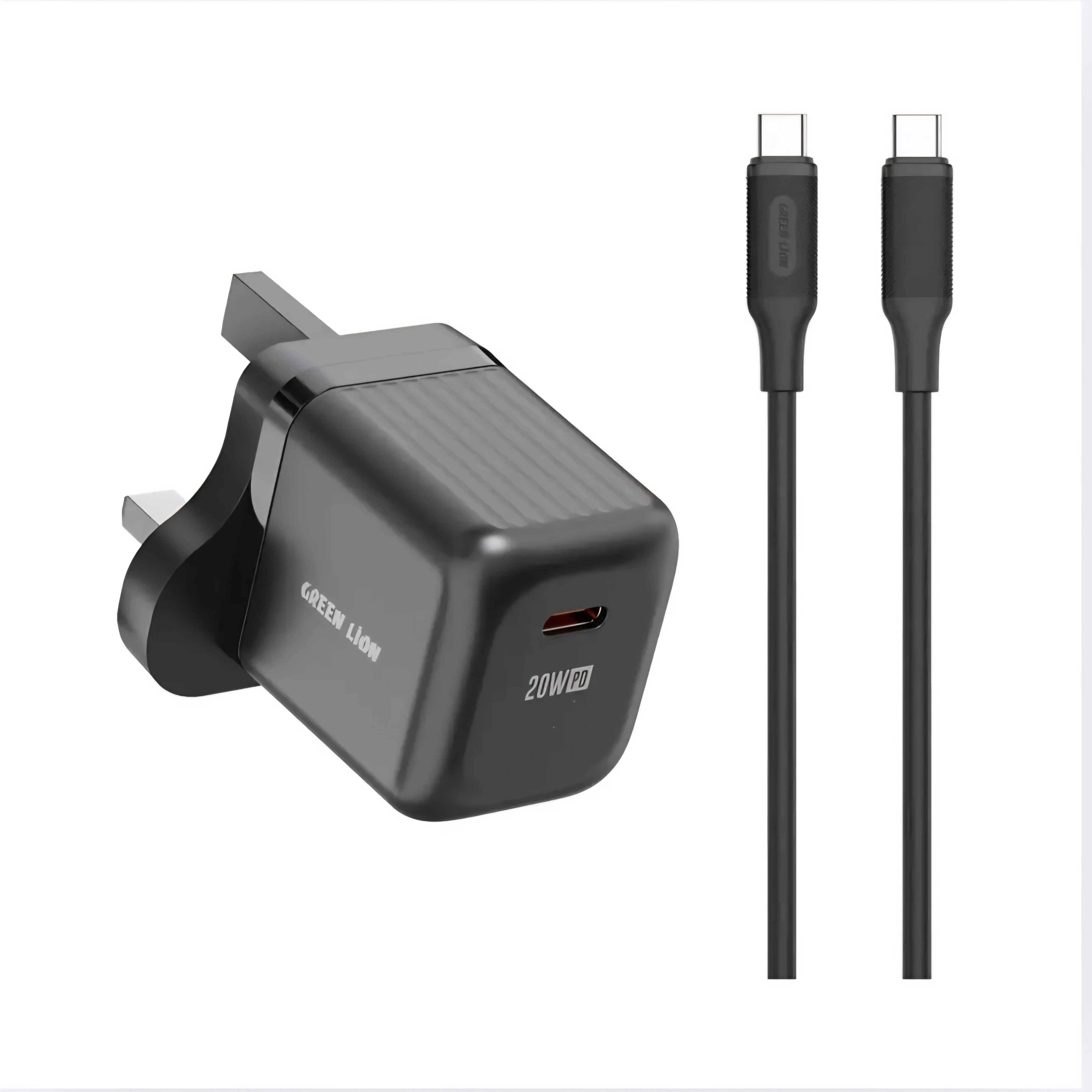 كافة المنتجات Green Lion Ultra Compact GaN Wall Charger With cable