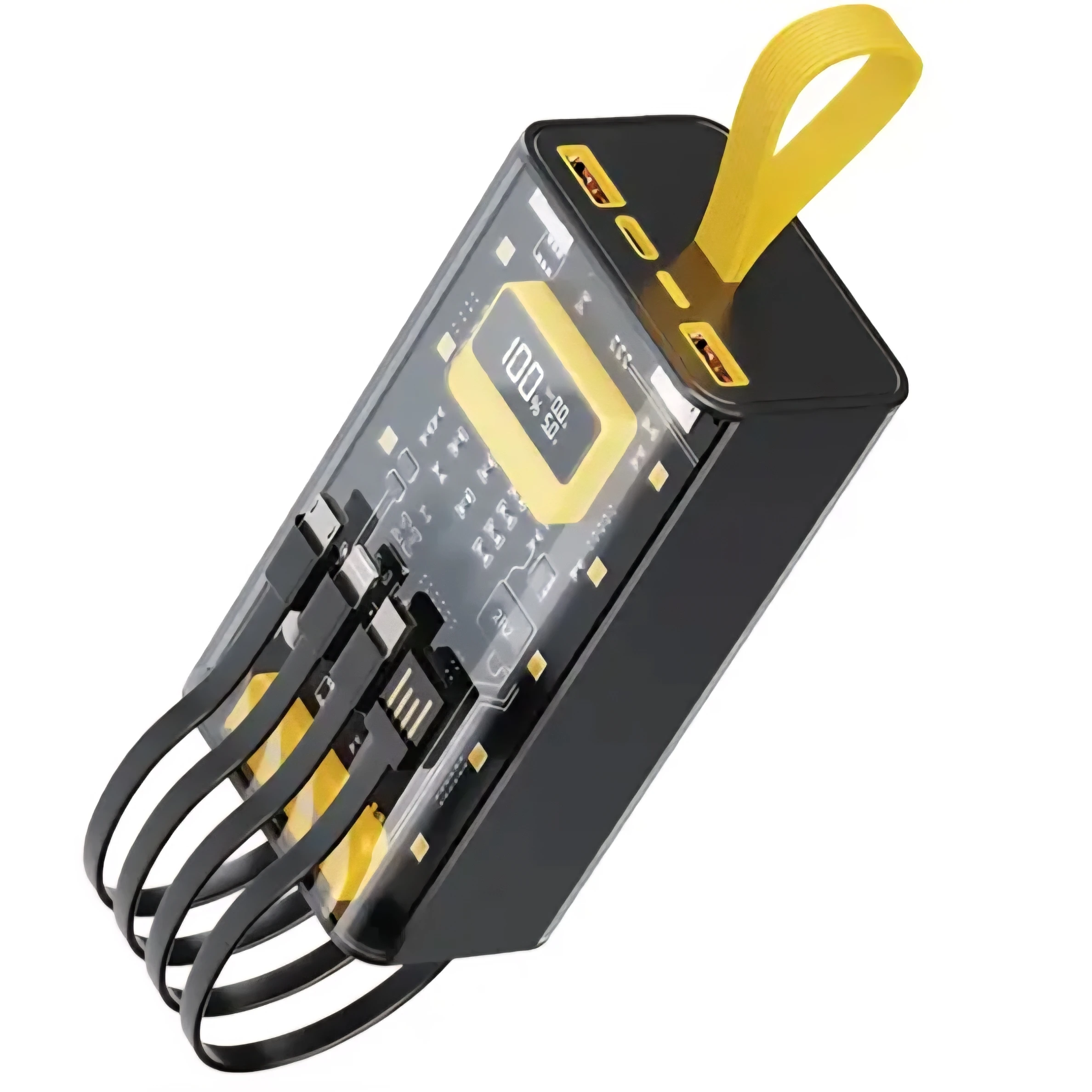 🔋 بنك الطاقة Green Lion Transparent – سعات 10,000 / 20,000 / 30,000 مللي أمبير